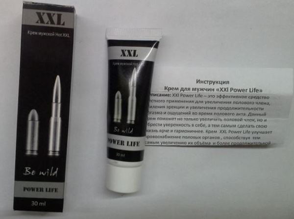 Инструкция по применению крема xxl power life