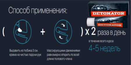Инструкция по применению геля Детонатор